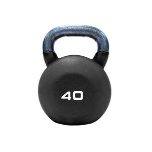 The Jordan JORDAN Neoprene Kettlebell, color-coded in orange with a metal handle and white 24 on the front, is ideal for strength and functional training. Displayed on a white background.