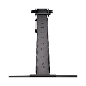 The Jordan JORDAN Adjustable Bench – Flat / Incline / Decline (500kg Rated) features a black padded seat and backrest, sturdy metal frame, and commercial-grade design for strength training. Shown set at an incline on a white background.