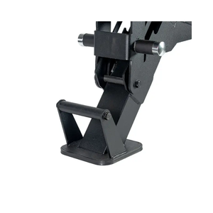 The Jordan JORDAN Adjustable Bench – Flat / Incline / Decline (500kg Rated) features a black padded seat and backrest, sturdy metal frame, and commercial-grade design for strength training. Shown set at an incline on a white background.