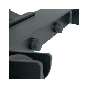 The Jordan JORDAN Adjustable Bench – Flat / Incline / Decline (500kg Rated) features a black padded seat and backrest, sturdy metal frame, and commercial-grade design for strength training. Shown set at an incline on a white background.