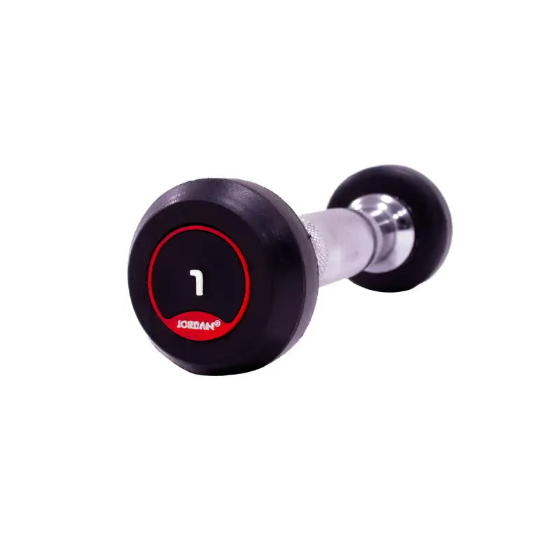 JORDAN Solid Rubber Dumbbells – Premium Weights for Strength & Functional Fitness - Home Gym Pro