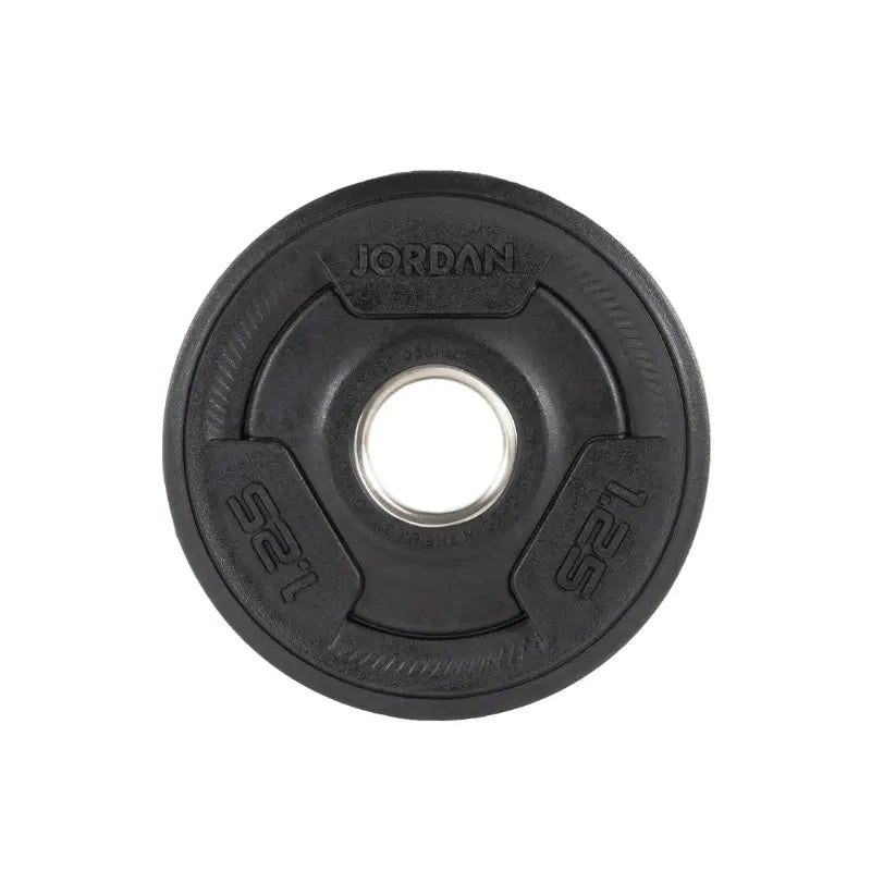 JORDAN Rubber Olympic Tri-Grip Weight Plates - Home Gym Pro