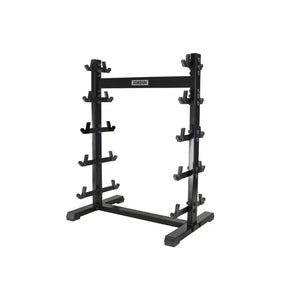 JORDAN Fixed Barbell Rack – Vertical 5-Bar Storage - Home Gym Pro