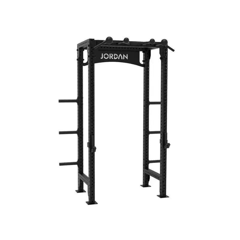 JORDAN J75 Compact Power Rack | Commercial-Grade Strength Station with Pull-Up Bar & Storage - Home Gym Pro