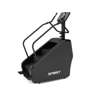 Black Stair Climber with 'Spirit' branding on a white background