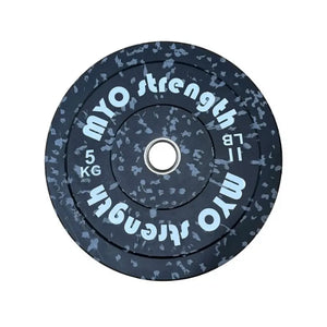 MYO Strength Olympic Rubber Speckled Bumper Plates – IWF Standard | Colour-Coded | 5kg–25kg MYO Strength