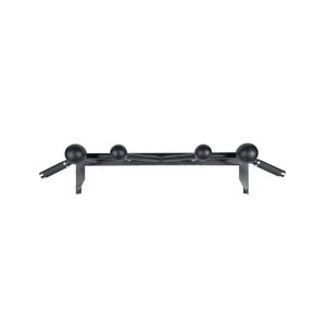 The Jordan J75 Multi Pull Up Bar is a multi-grip rack attachment for grip and back training, featuring three angled ball-ended handles for upper body workouts; ideal for enhancing grip strength.