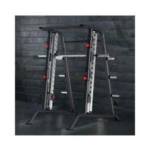 MYO Strength Smith Machine / Squat Rack – 2-in-1 Power Rack & Smith System with Integrated Storage MYO Strength