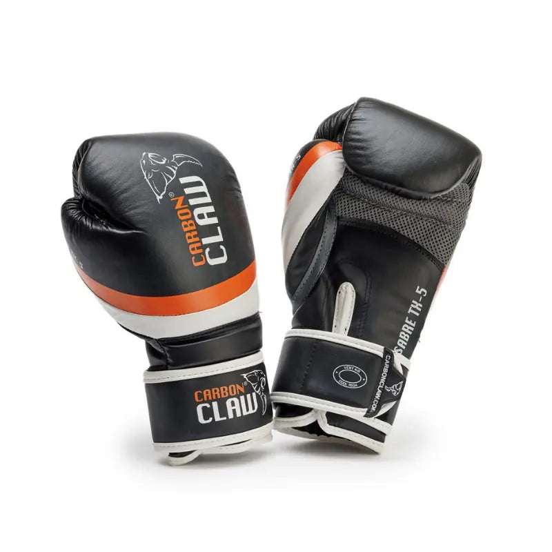 CARBON CLAW Sabre TX-5 Series Spar Training Gloves – Premium Leather Boxing Gloves - Home Gym Pro