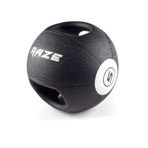 RAZE Dual Grip Medicine Ball – Functional Strength & Core Control with Ergonomic Handles - Home Gym Pro