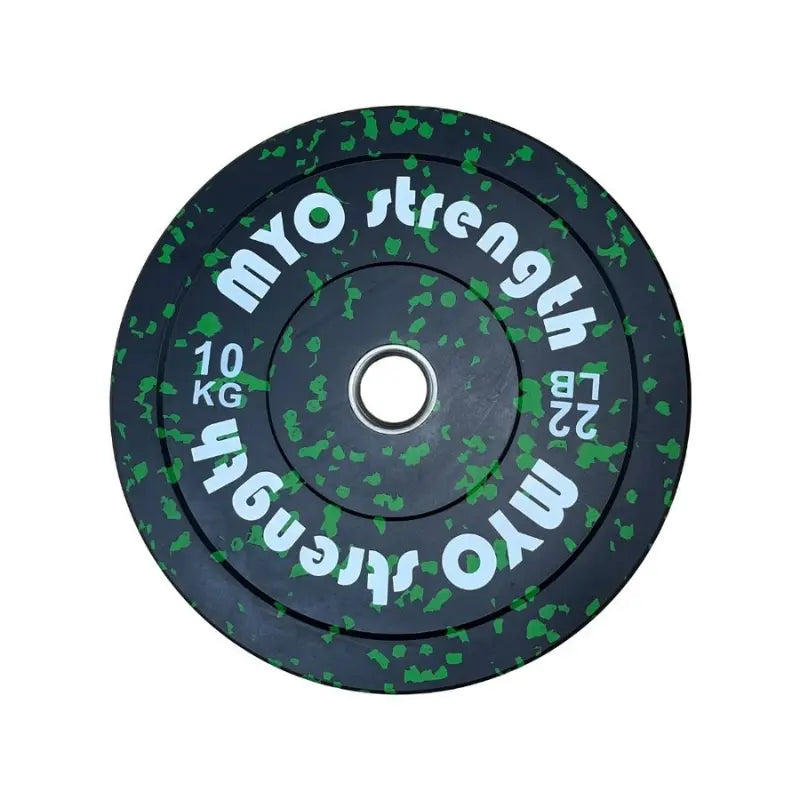 MYO Strength Olympic Rubber Speckled Bumper Plates – IWF Standard | Colour-Coded | 5kg–25kg MYO Strength
