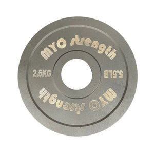 MYO Strength Steel Calibrated Plates – Olympic Weight Plates ±10g Accuracy | Powerlifting & Strength Training MYO Strength