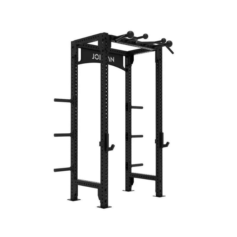 JORDAN J75 Compact Power Rack | Commercial-Grade Strength Station with Pull-Up Bar & Storage - Home Gym Pro
