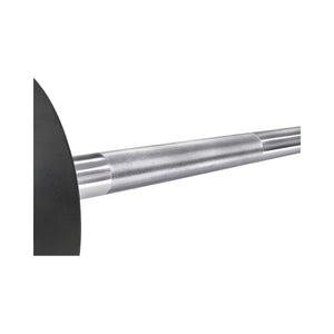 Come up of a fixed barbell with knurl grip