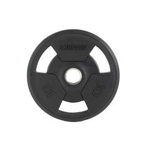 JORDAN Rubber Olympic Tri-Grip Weight Plates - Home Gym Pro
