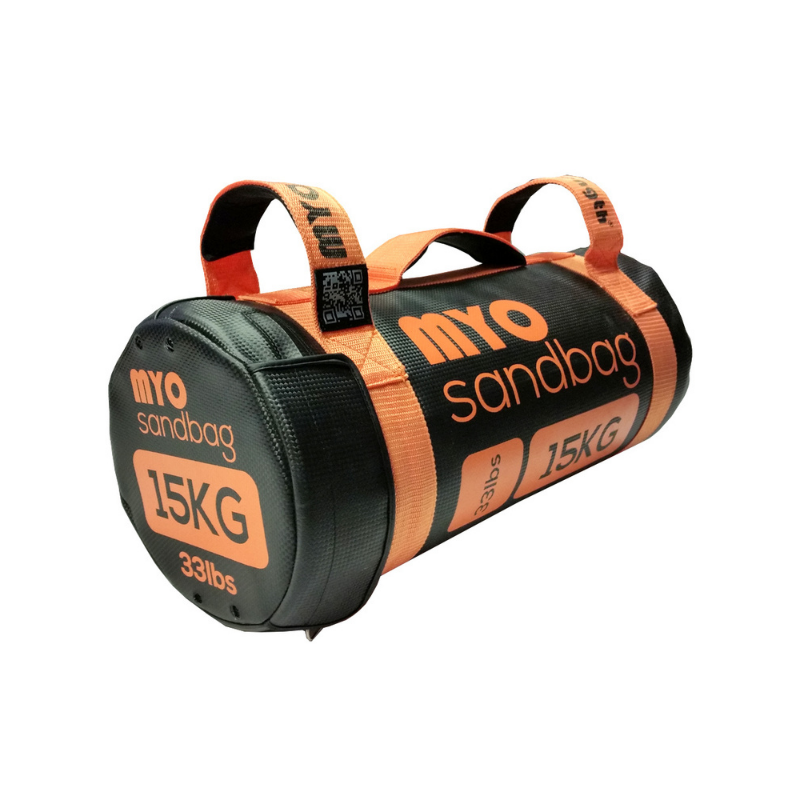 MYO Strength Sandbags – 5kg to 35kg (Durable, Multi-Grip, Colour-Coded)