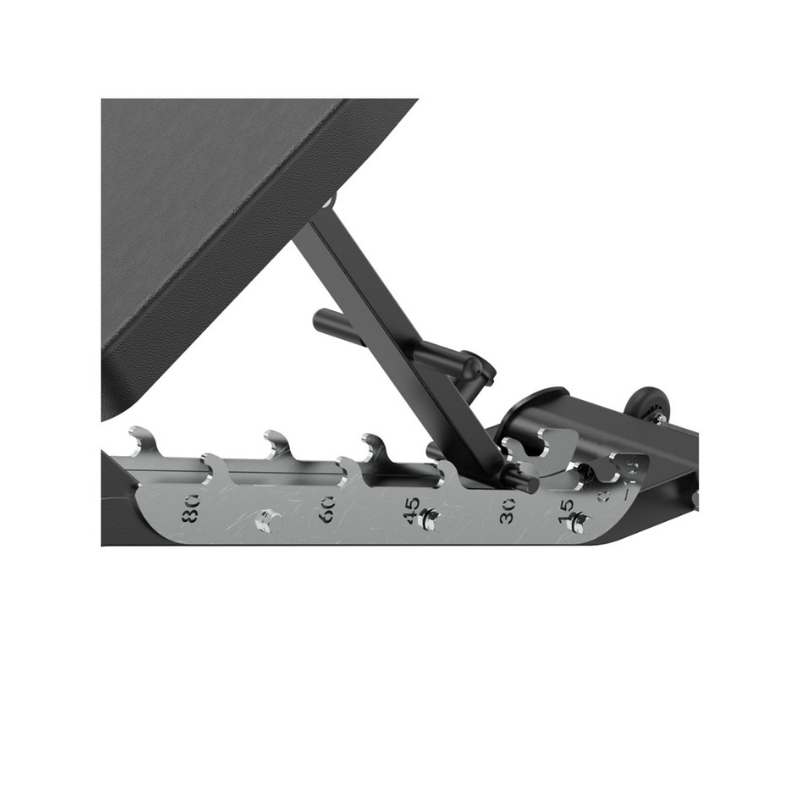 Attack Strength Adjustable Bench – Commercial FID Bench with Hip Thrust Pad & Locking Bar