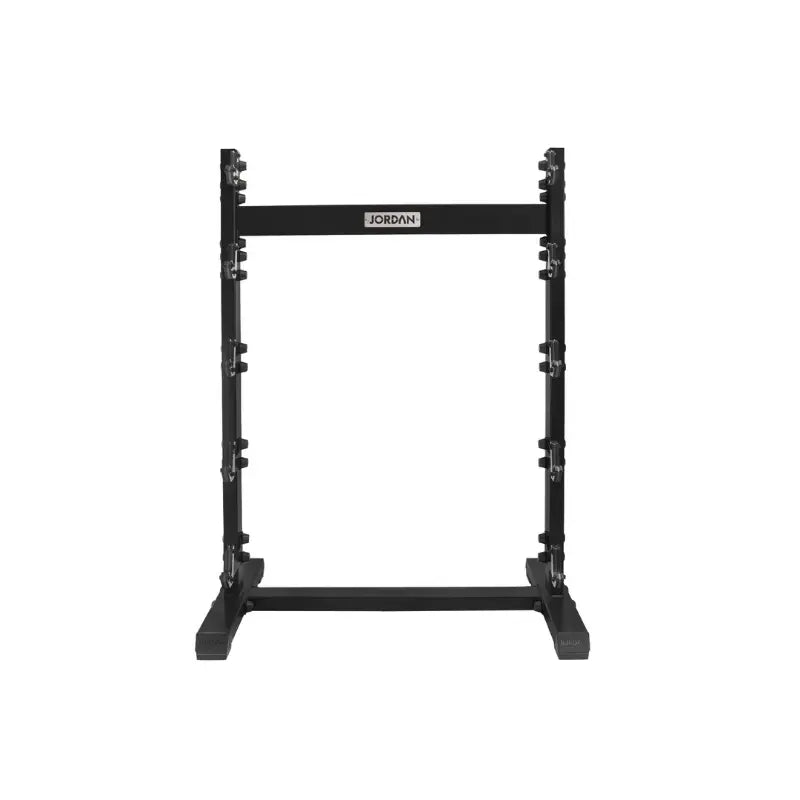 JORDAN Fixed Barbell Rack – Vertical 5-Bar Storage - Home Gym Pro