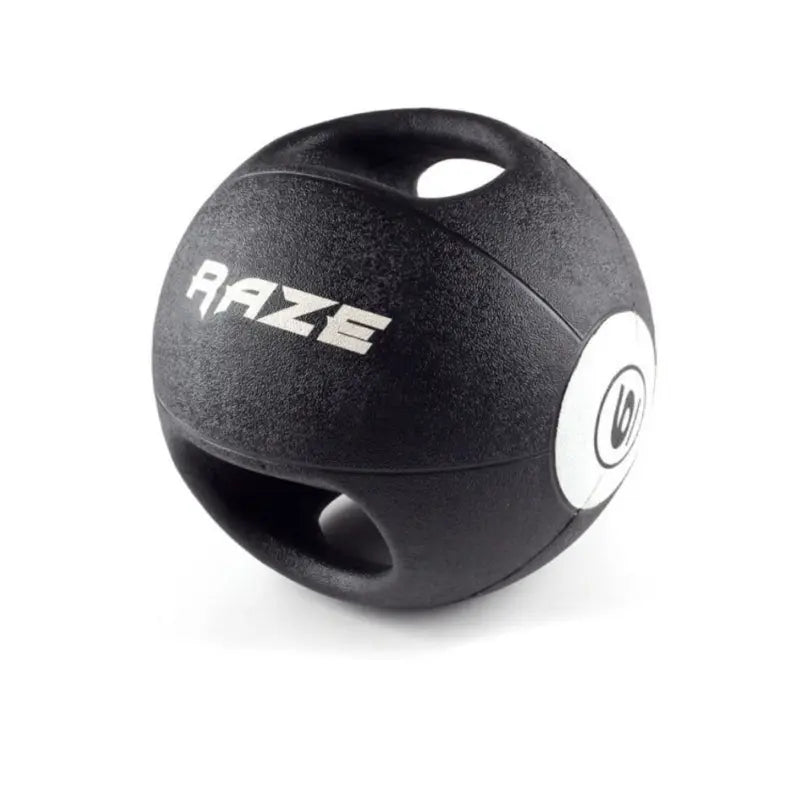 RAZE Dual Grip Medicine Ball – Functional Strength & Core Control with Ergonomic Handles - Home Gym Pro