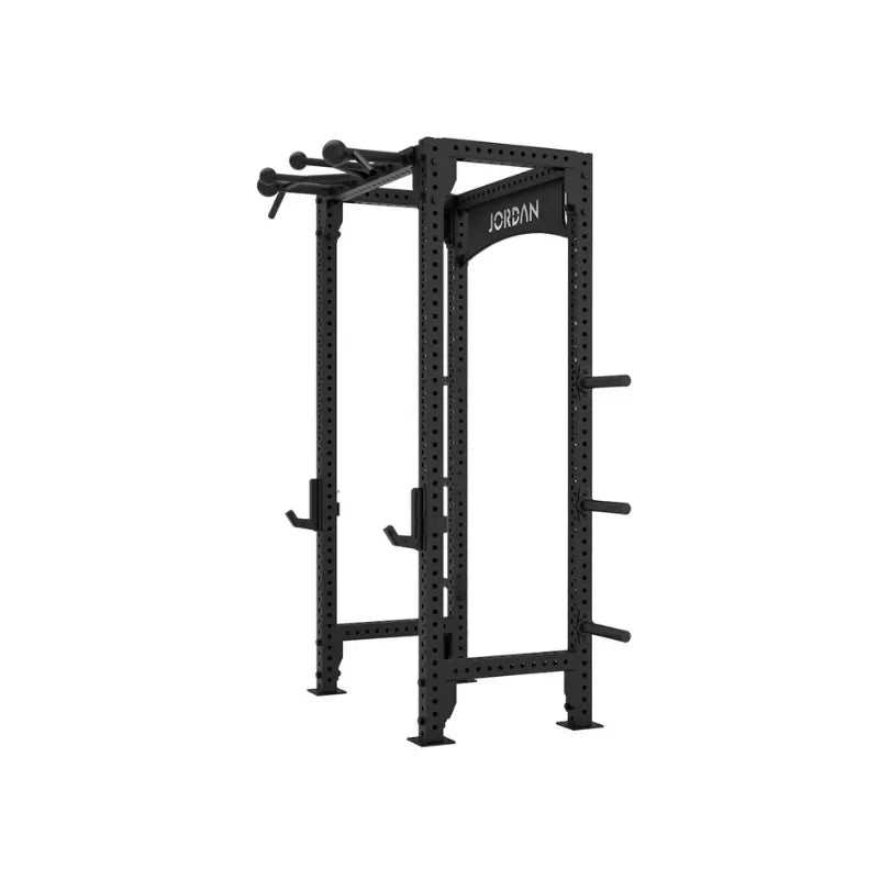 JORDAN J75 Compact Power Rack | Commercial-Grade Strength Station with Pull-Up Bar & Storage - Home Gym Pro