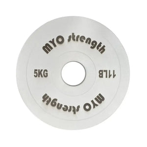 MYO Strength Steel Calibrated Plates – Olympic Weight Plates ±10g Accuracy | Powerlifting & Strength Training MYO Strength