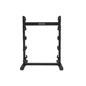 JORDAN Fixed Barbell Rack – Vertical 5-Bar Storage - Home Gym Pro