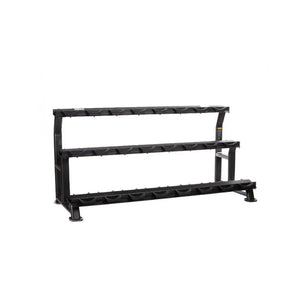 Metal shelf with multiple compartments on a white background