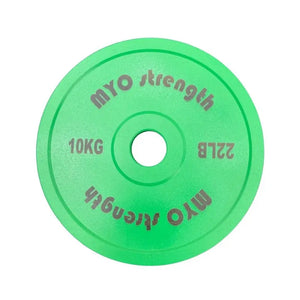 MYO Strength Steel Calibrated Plates – Olympic Weight Plates ±10g Accuracy | Powerlifting & Strength Training MYO Strength