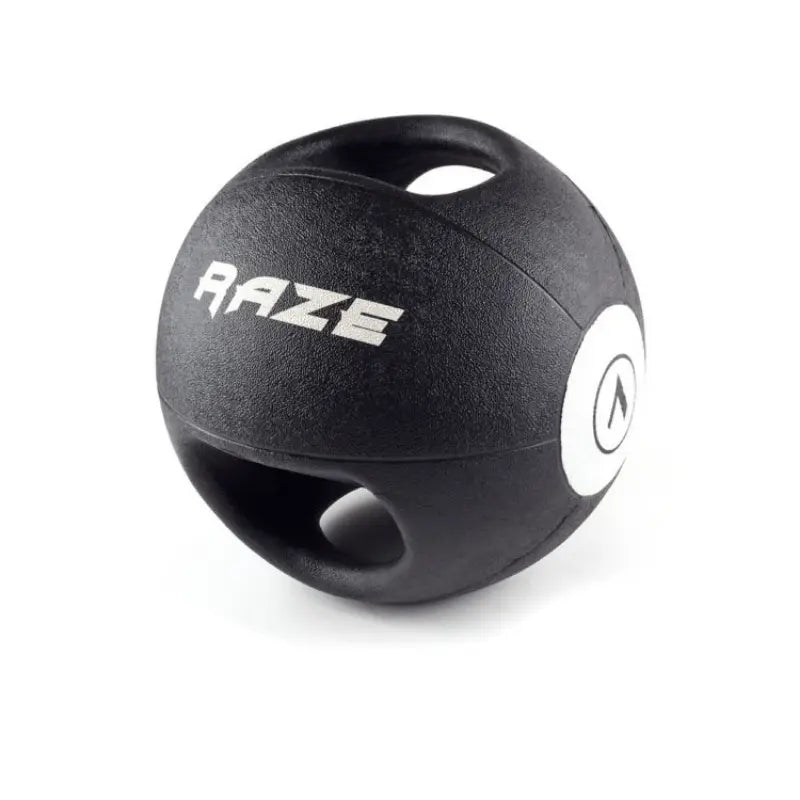 RAZE Dual Grip Medicine Ball – Functional Strength & Core Control with Ergonomic Handles - Home Gym Pro