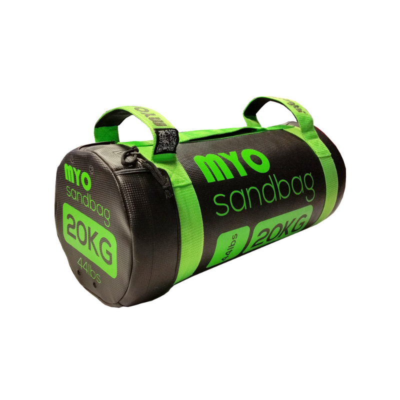 MYO Strength Sandbags – 5kg to 35kg (Durable, Multi-Grip, Colour-Coded)
