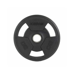 JORDAN Rubber Olympic Tri-Grip Weight Plates - Home Gym Pro