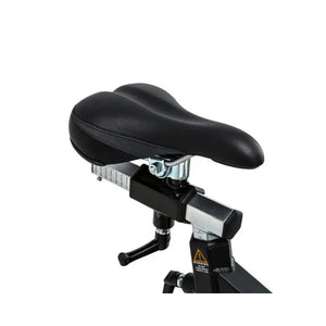 The Attack Fitness B1 Studio Bike is a high-performance indoor cycle with friction resistance, adjustable handlebars and seat, a front flywheel, and sturdy supports—perfect for intense studio workouts.
