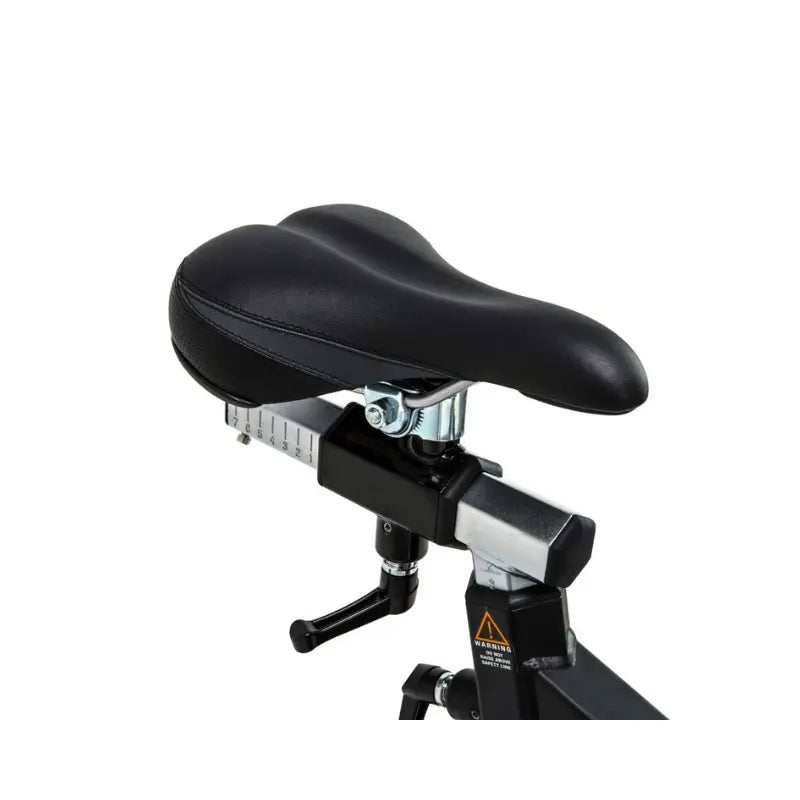 The Attack Fitness B1 Studio Bike is a high-performance indoor cycle with friction resistance, adjustable handlebars and seat, a front flywheel, and sturdy supports—perfect for intense studio workouts.