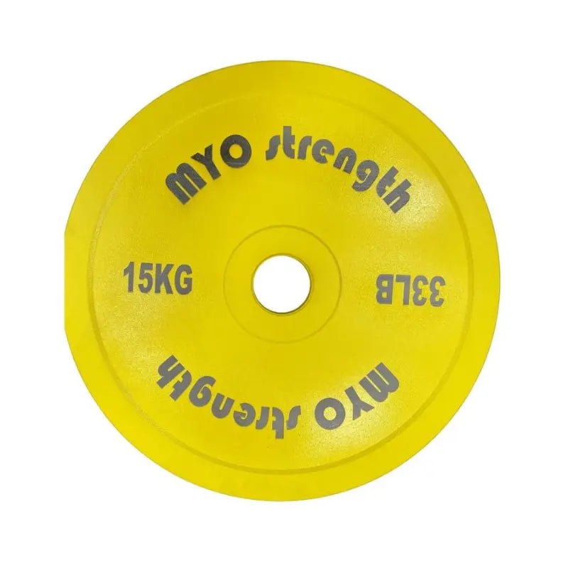 MYO Strength Steel Calibrated Plates – Olympic Weight Plates ±10g Accuracy | Powerlifting & Strength Training MYO Strength