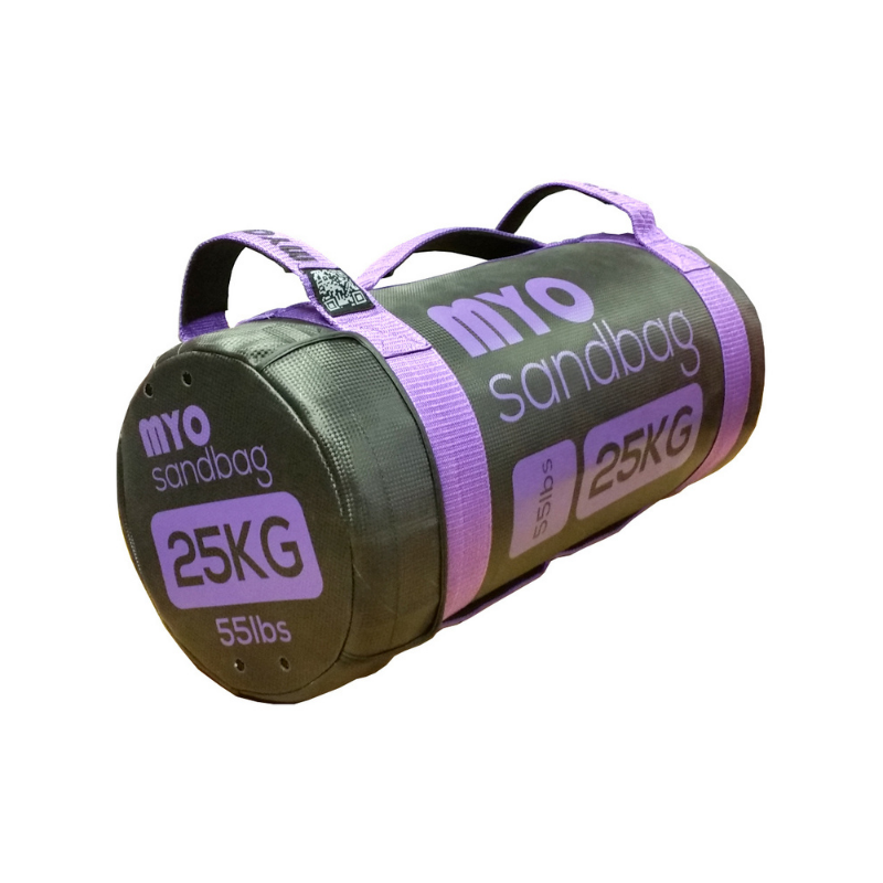 MYO Strength Sandbags – 5kg to 35kg (Durable, Multi-Grip, Colour-Coded)