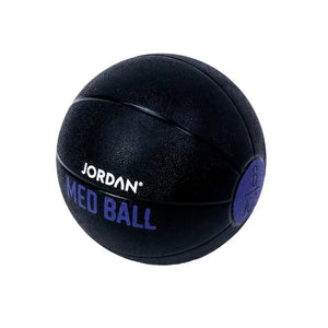 The JORDAN Classic Medicine Ball is a black, durable training tool with “JORDAN” and “MED BALL” in white plus a silver 10 KG panel—ideal for strength workouts and functional training.