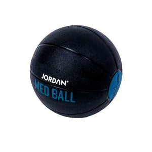 The JORDAN Classic Medicine Ball is a black, durable training tool with “JORDAN” and “MED BALL” in white plus a silver 10 KG panel—ideal for strength workouts and functional training.