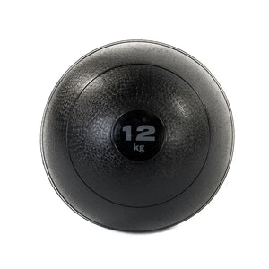 The Attack Fitness Slam Ball, a black textured 3 kg non-bounce weighted ball for functional power and conditioning, is shown from above with 3 kg printed in white at the center against a white background.