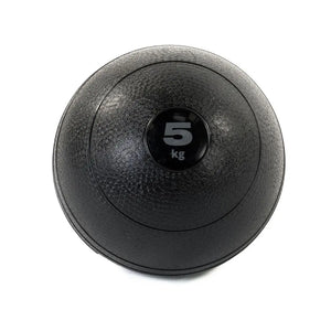 The Attack Fitness Slam Ball, a black textured 3 kg non-bounce weighted ball for functional power and conditioning, is shown from above with 3 kg printed in white at the center against a white background.
