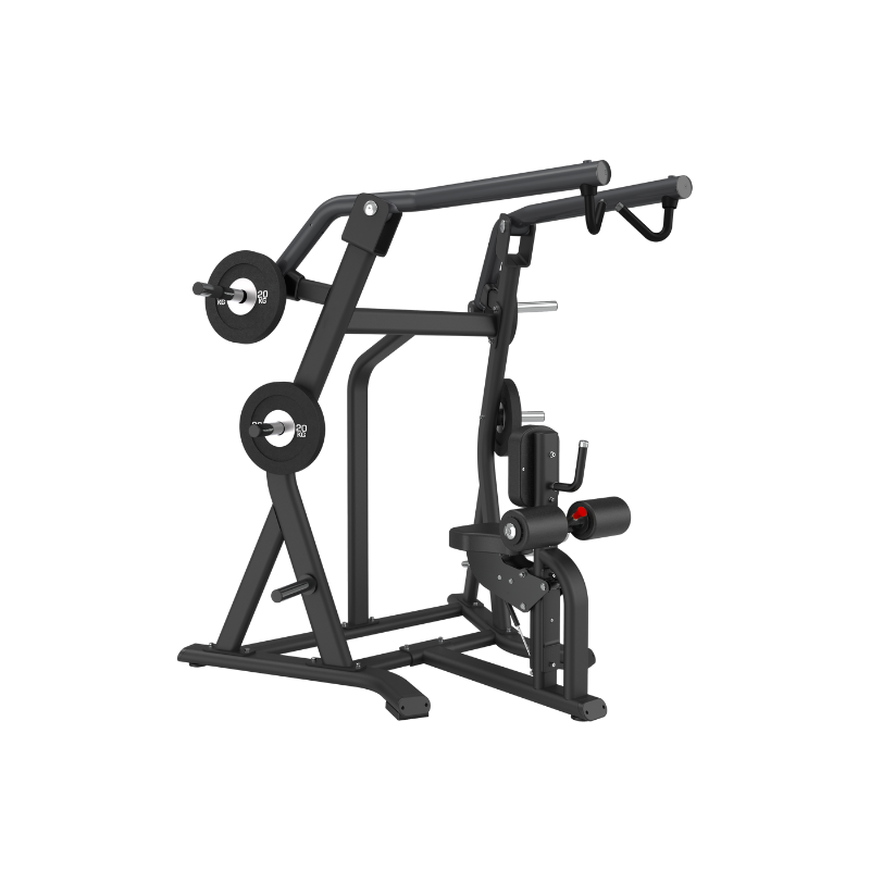 ATTACK STRENGTH Plate Loaded High Row – Diverging Motion Back Machine Attack Fitness