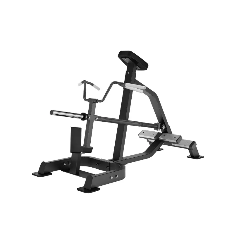The ATTACK STRENGTH Plate Loaded Incline Row by Attack Fitness features a black and silver design with angled handles, padded support, and a sturdy frame for full upper-back activation and effective upper body strength training.