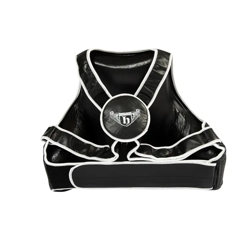 HATTON BOXING Leather Boxing Body Protector – Heavy-Duty Coach Chest Pad Hatton