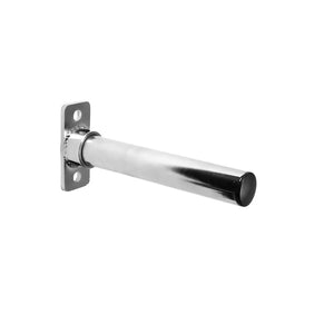 The JORDAN HELIX Weight Storage Attachment by Jordan is a metal wall-mounted rod bracket with a rectangular base plate (four screw holes) and a capped cylindrical rod, perfect for rack weight storage. Shown against a white background. Sold individually.