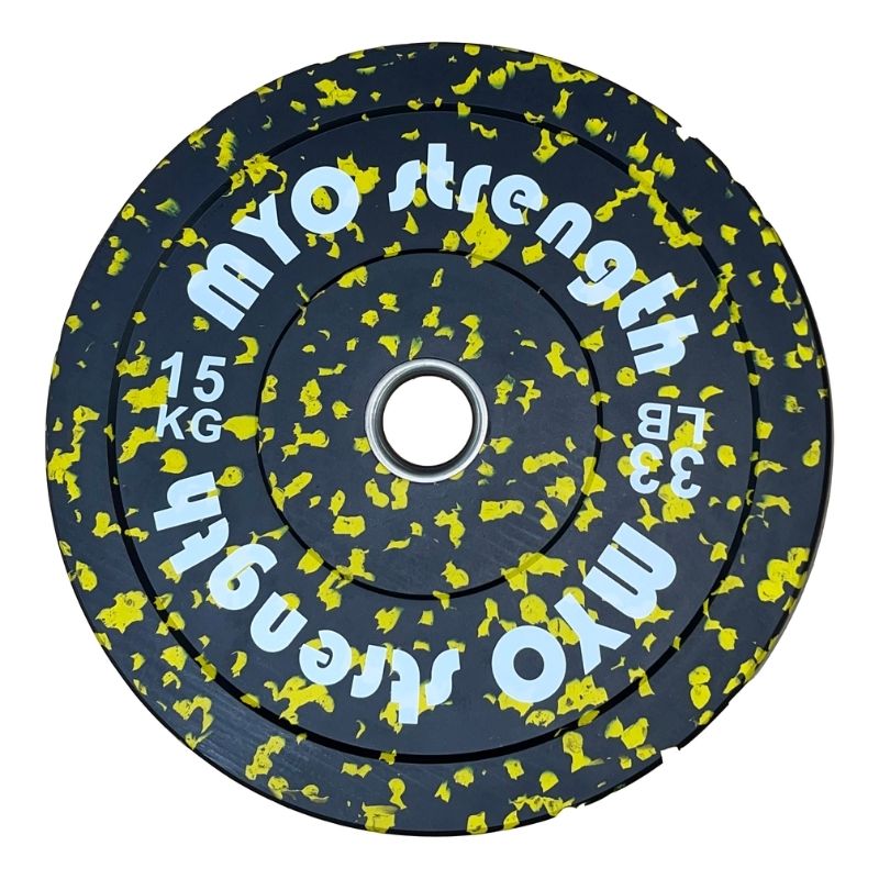 MYO Strength Rubber Bumper Plates - Speckled