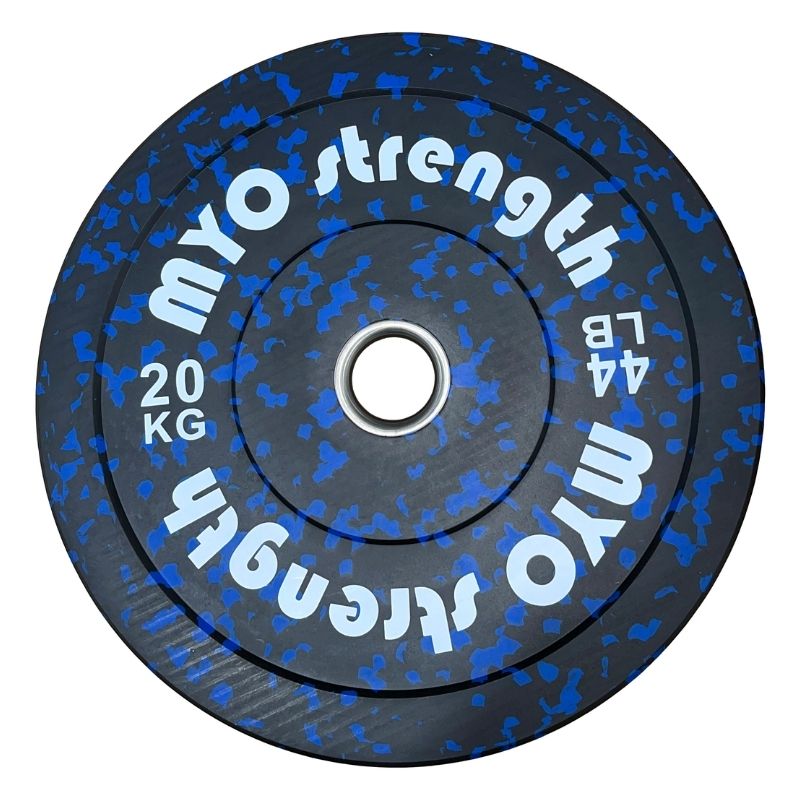 MYO Strength Rubber Bumper Plates - Speckled