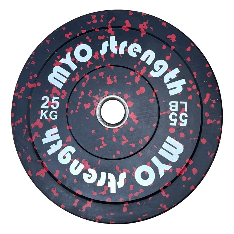 MYO Strength Rubber Bumper Plates - Speckled