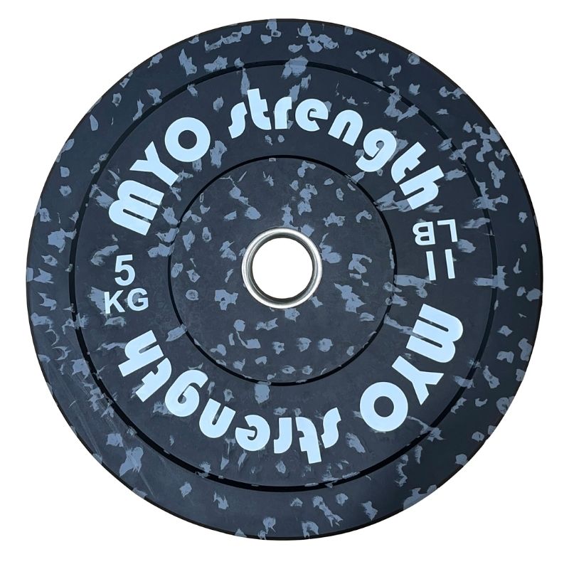 MYO Strength Rubber Bumper Plates - Speckled