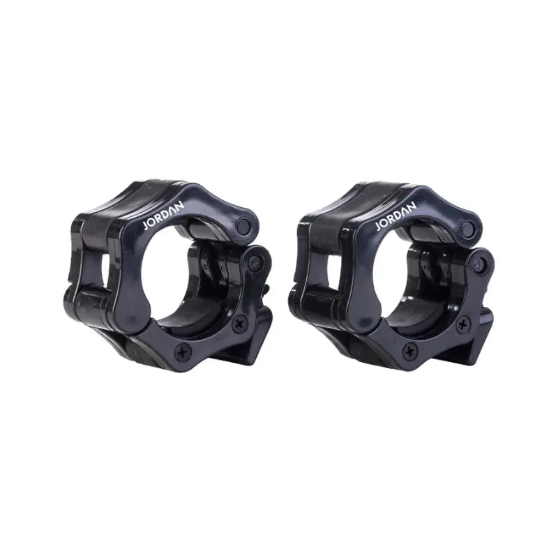 JORDAN Quick Lock Collars | Olympic Barbell Clips | 50mm Fit | Lightweight & Durable - Home Gym Pro