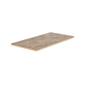The Jordan UK-Made Weightlifting Platform – Heavy-Duty Strength Training Base features a central wooden section and black rubberized edges, ideal for gym or fitness use, and is shown on a white background.