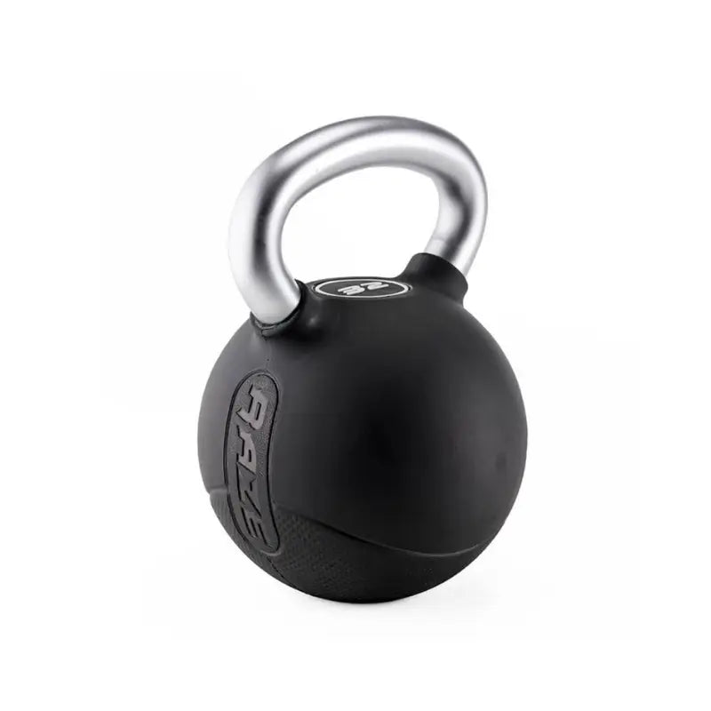 RAZE Premium Rubber Kettlebell – Ergonomic Chrome Handle for Functional Fitness - Home Gym Pro